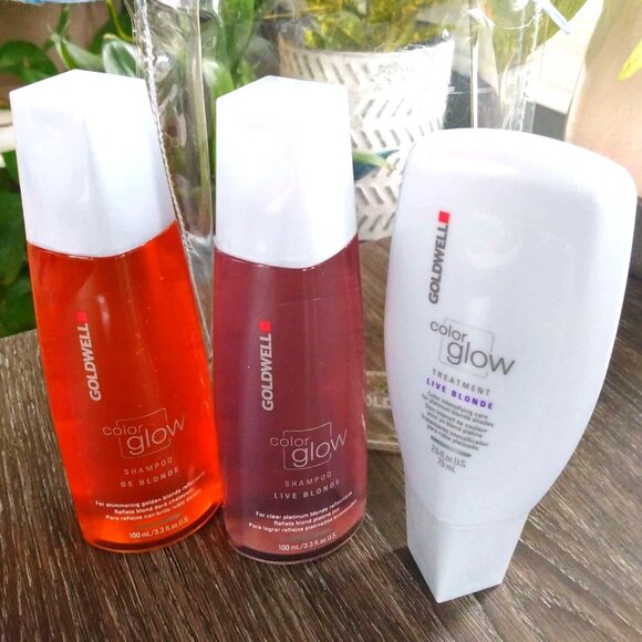 Goldwell Color Glow Blonde Shampoo & Treatment - Picture 1 of 5
